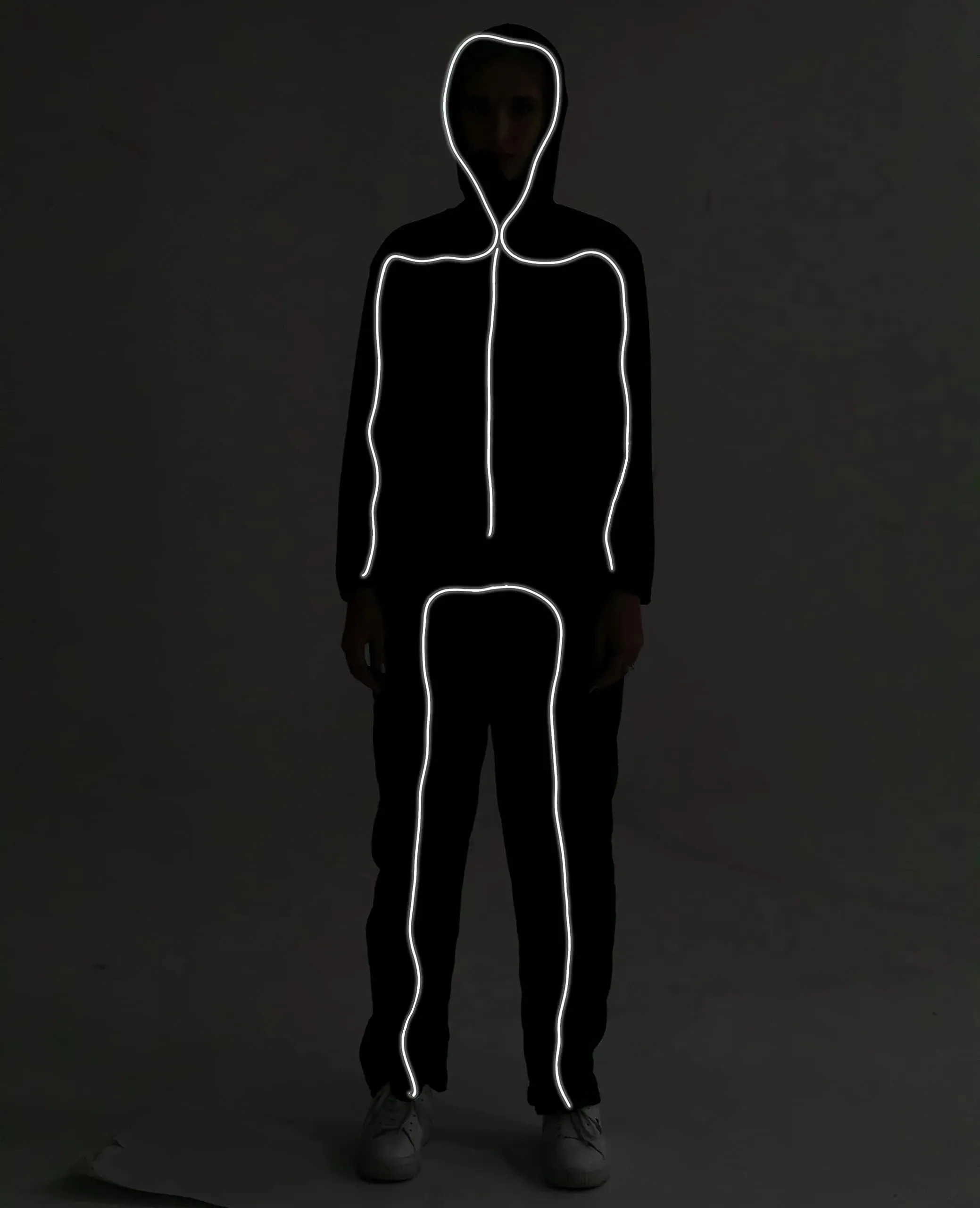 Adult Unisex LED Light Up Costume-white