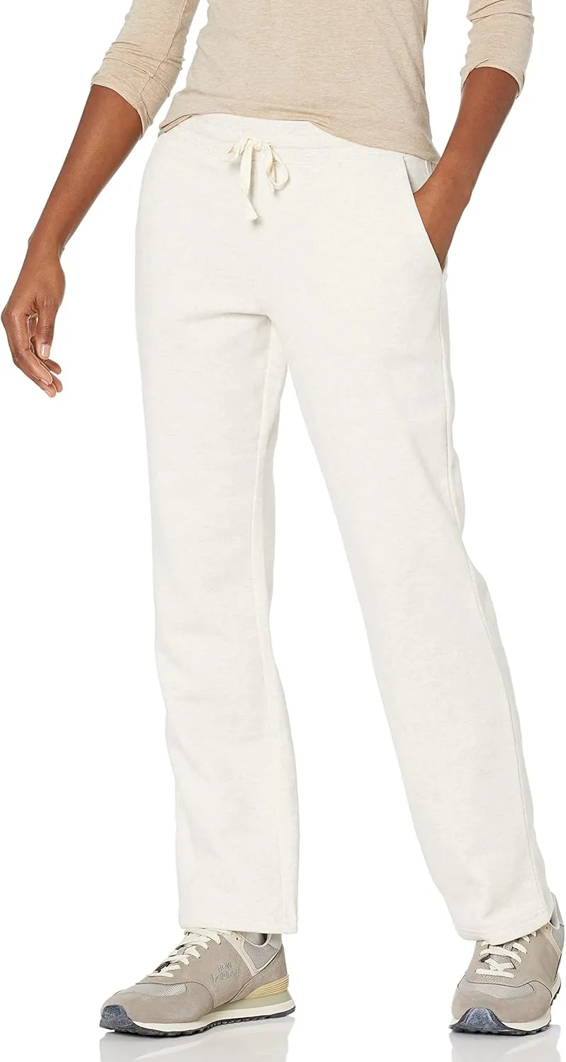Amazon Essentials Straight Leg Sweatpants with Drawstring for Women, Fleece - (Available in Plus Size)