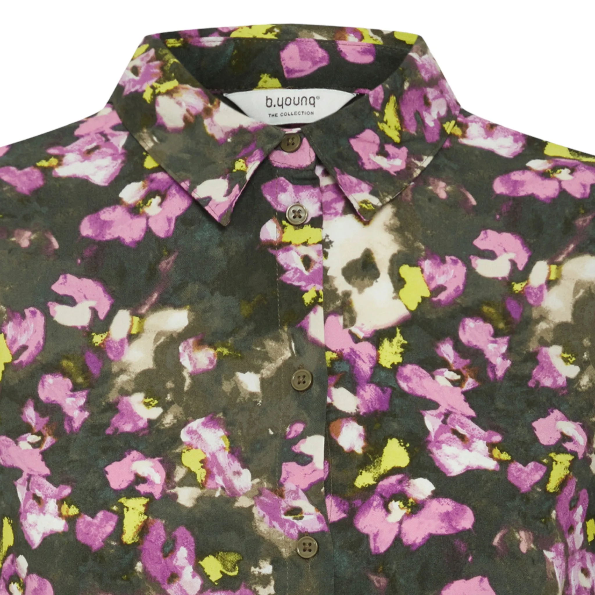 B Young Josa Puff Shirt Cyclamen Mix