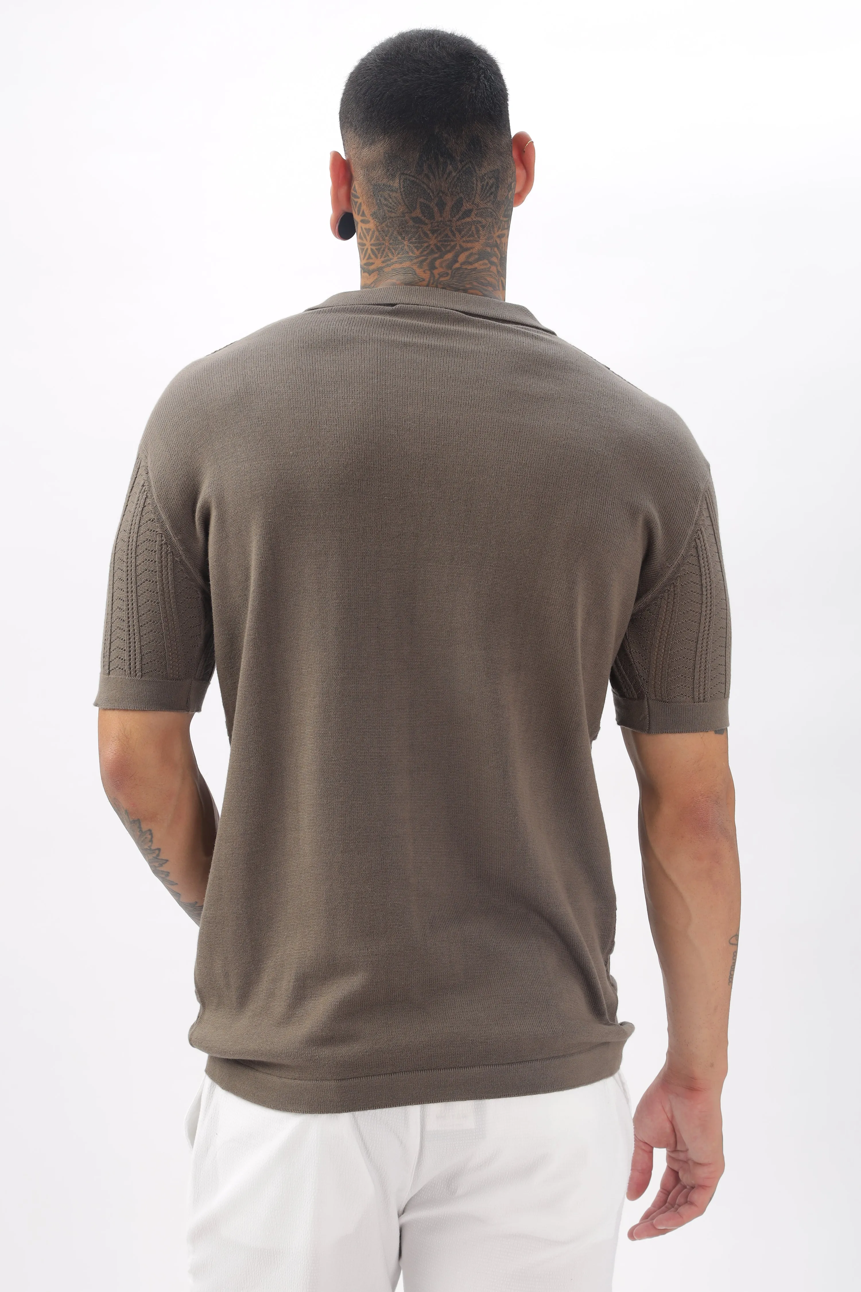 Chevron Classic Grey Polo T-shirt