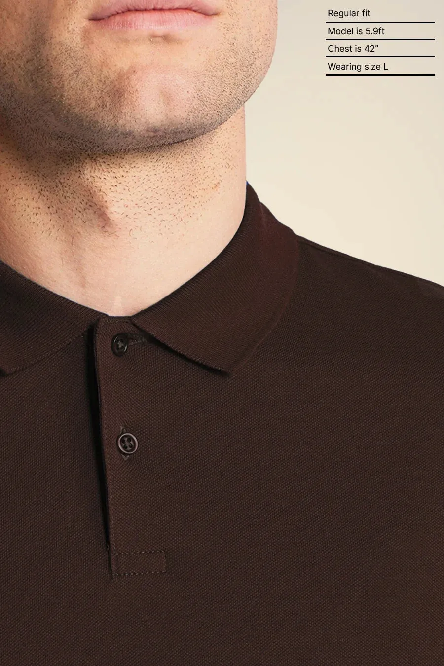 Classic Polo in Coffee Brown