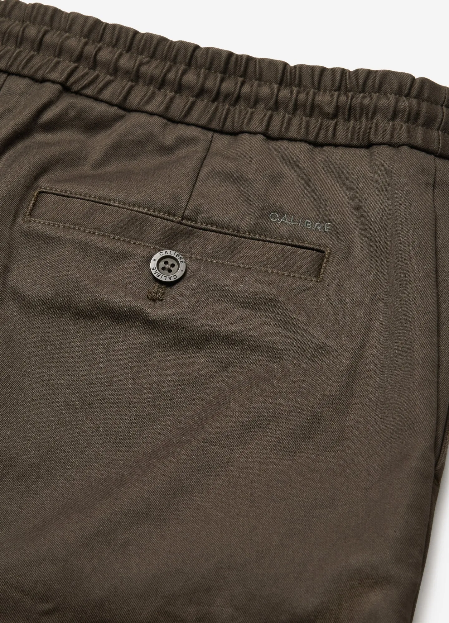 Drawstring Chinos Dark Khaki