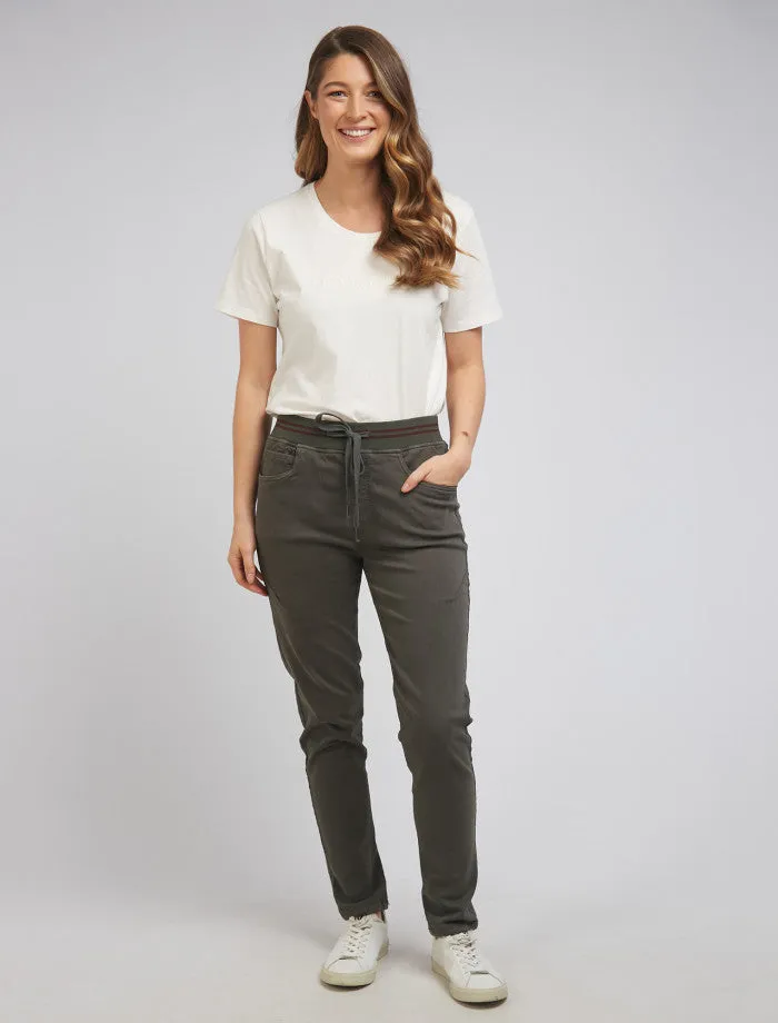 Foxwood Sylvia Jogger - Dark Khaki