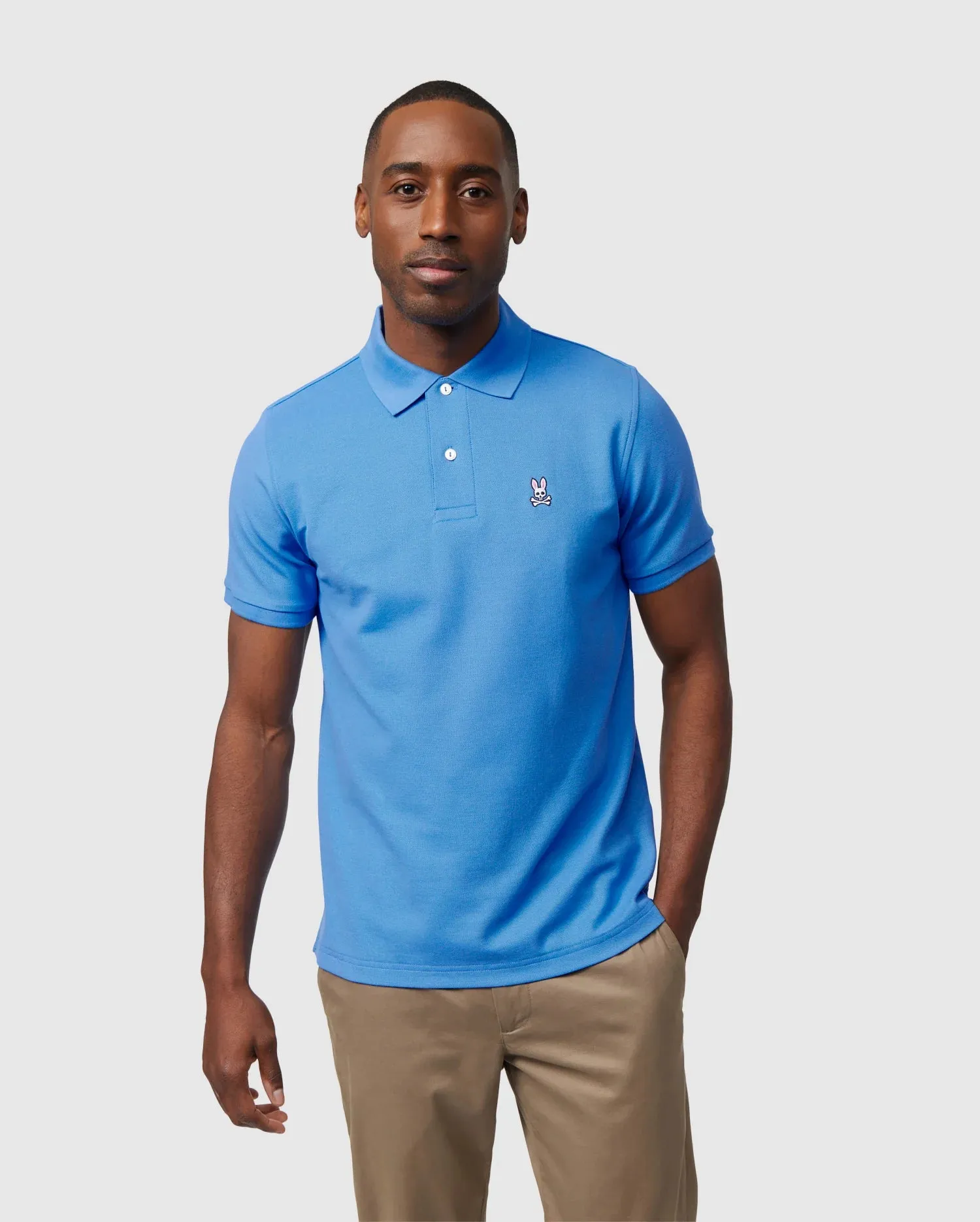 ID24311-Psycho Bunny Marina Blue Classic Polo
