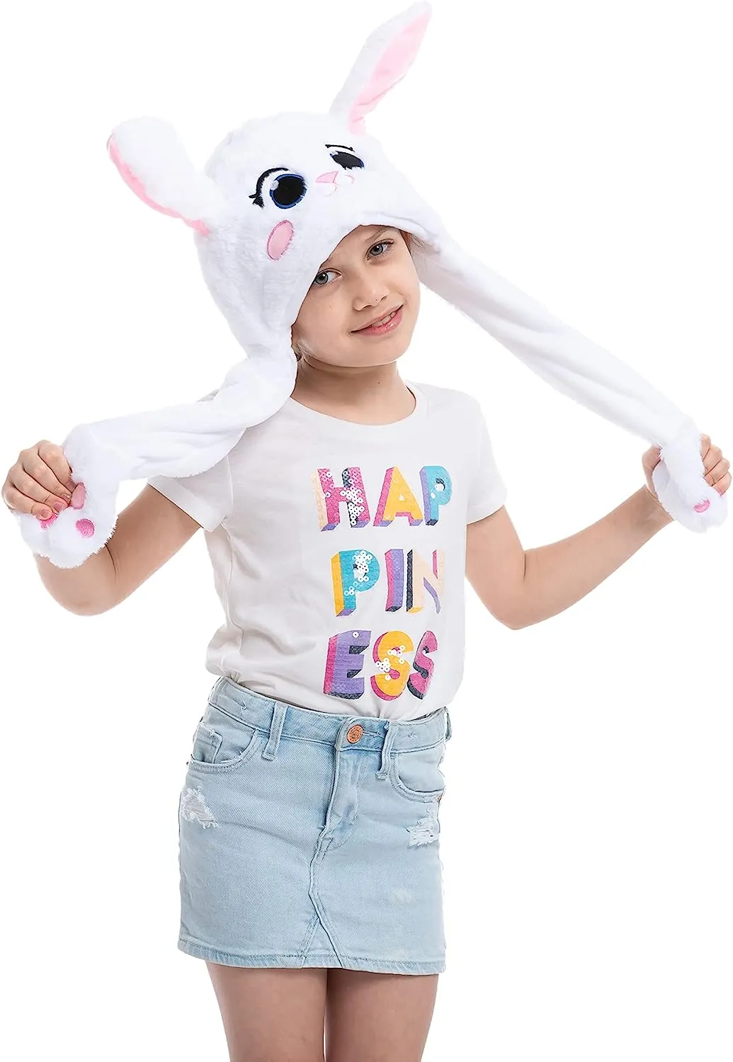 Jumping Hat with Moving Ears (Bunny, Panda, Puppy), 3 Packs