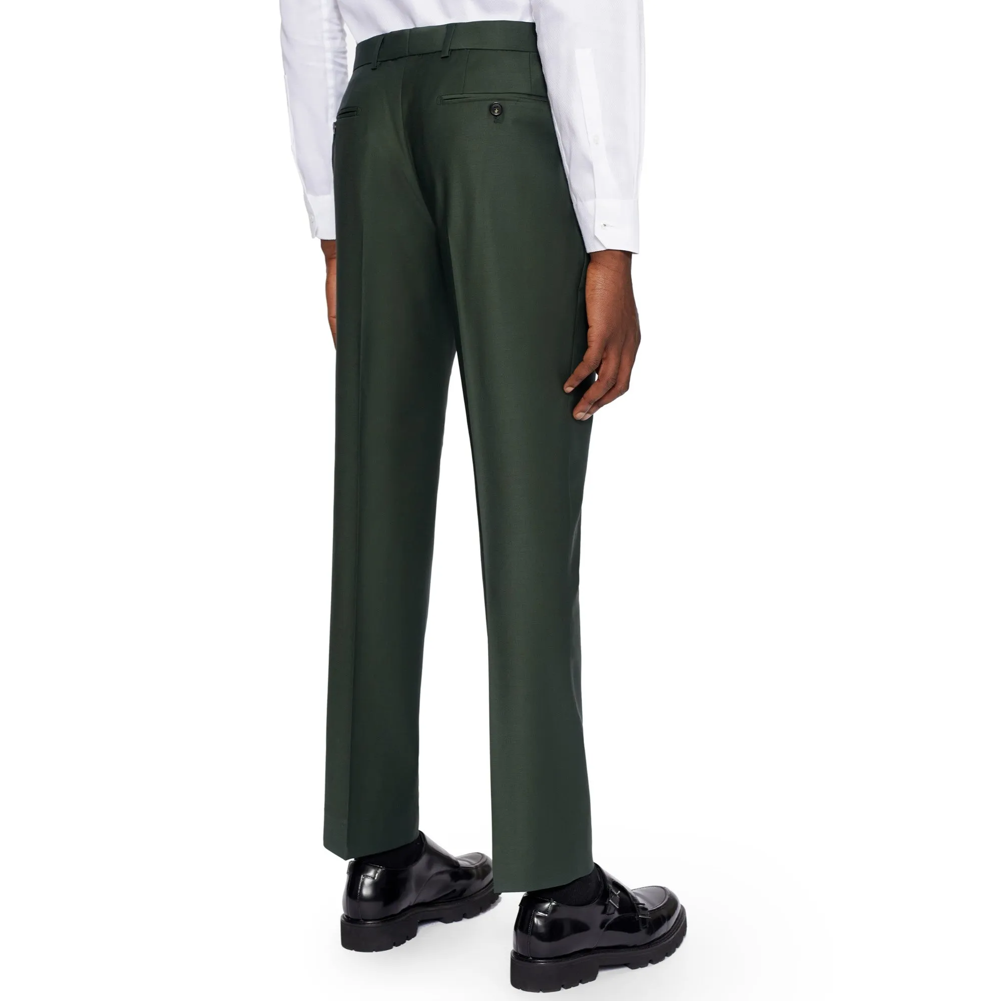 Men Mps-Clayts-Slim Fit Suit Trouser - Khaki