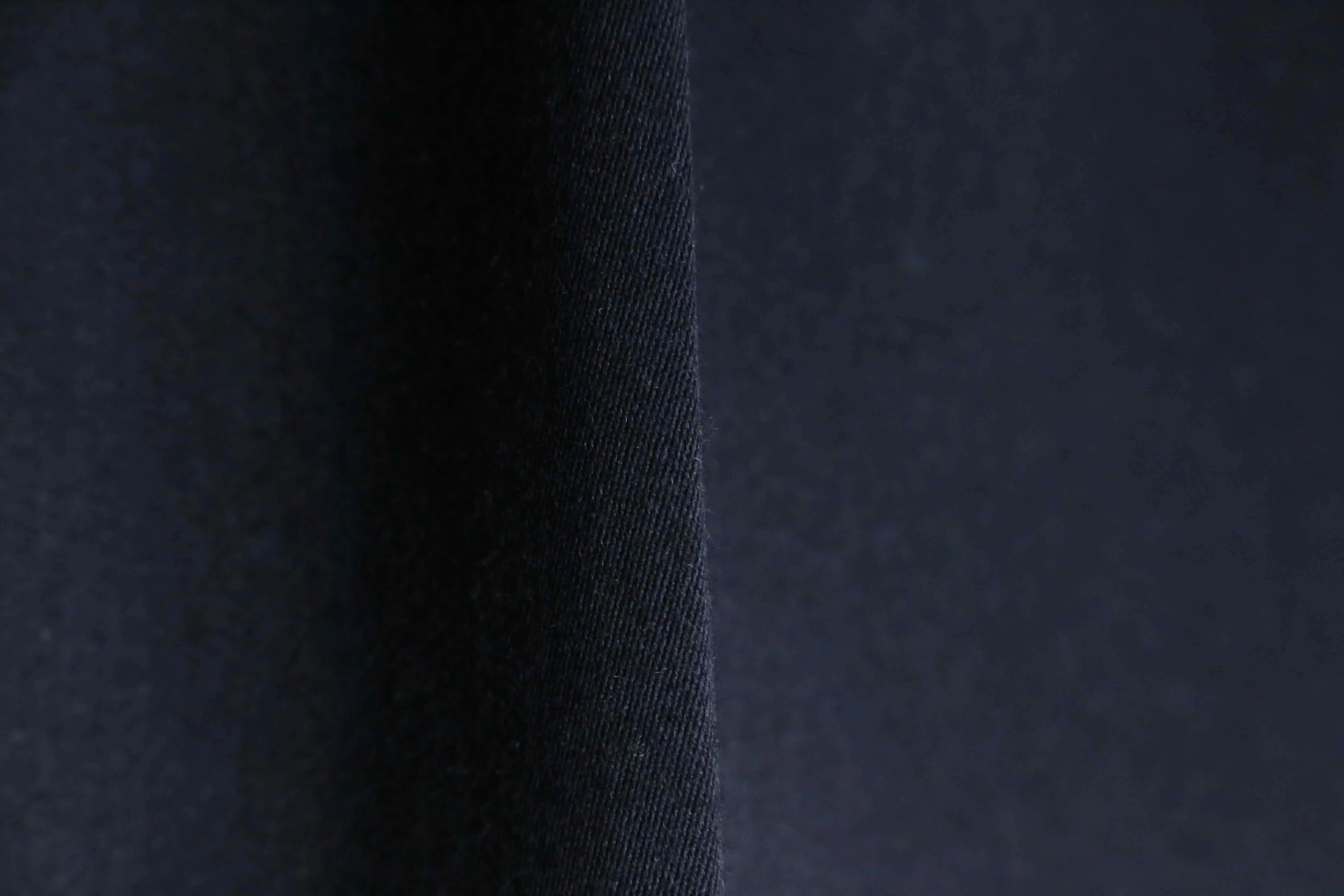 navy color wide tapered slacks