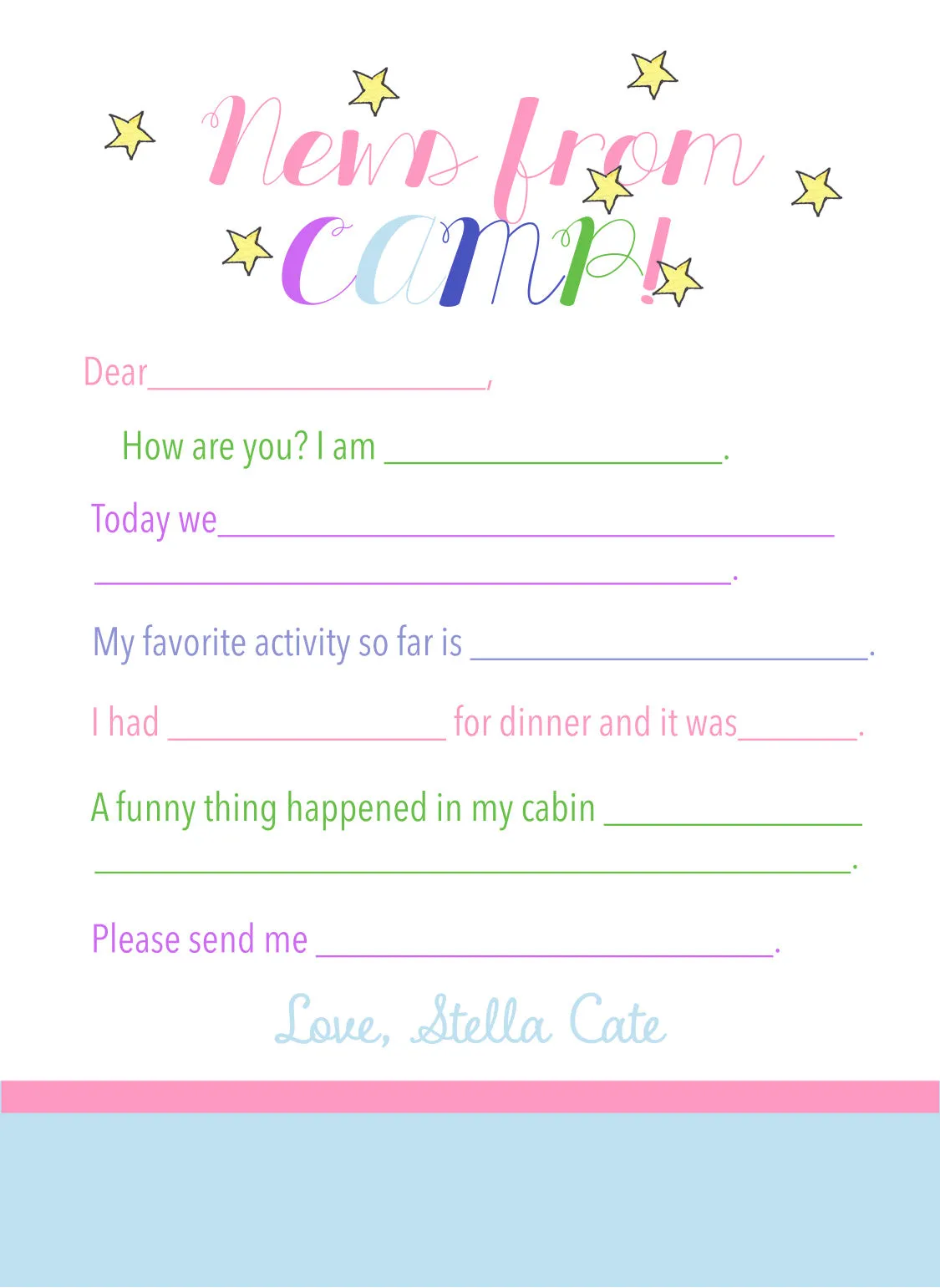 News from Camp Notepad-Prompt