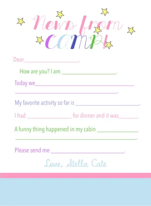 News from Camp Notepad-Prompt