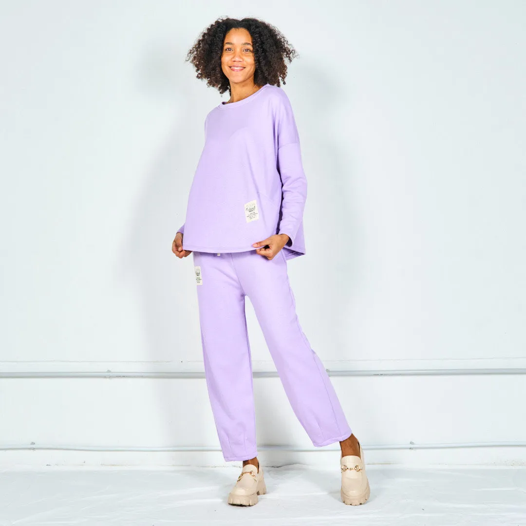 Oversized sweater and jogger pants wholesale