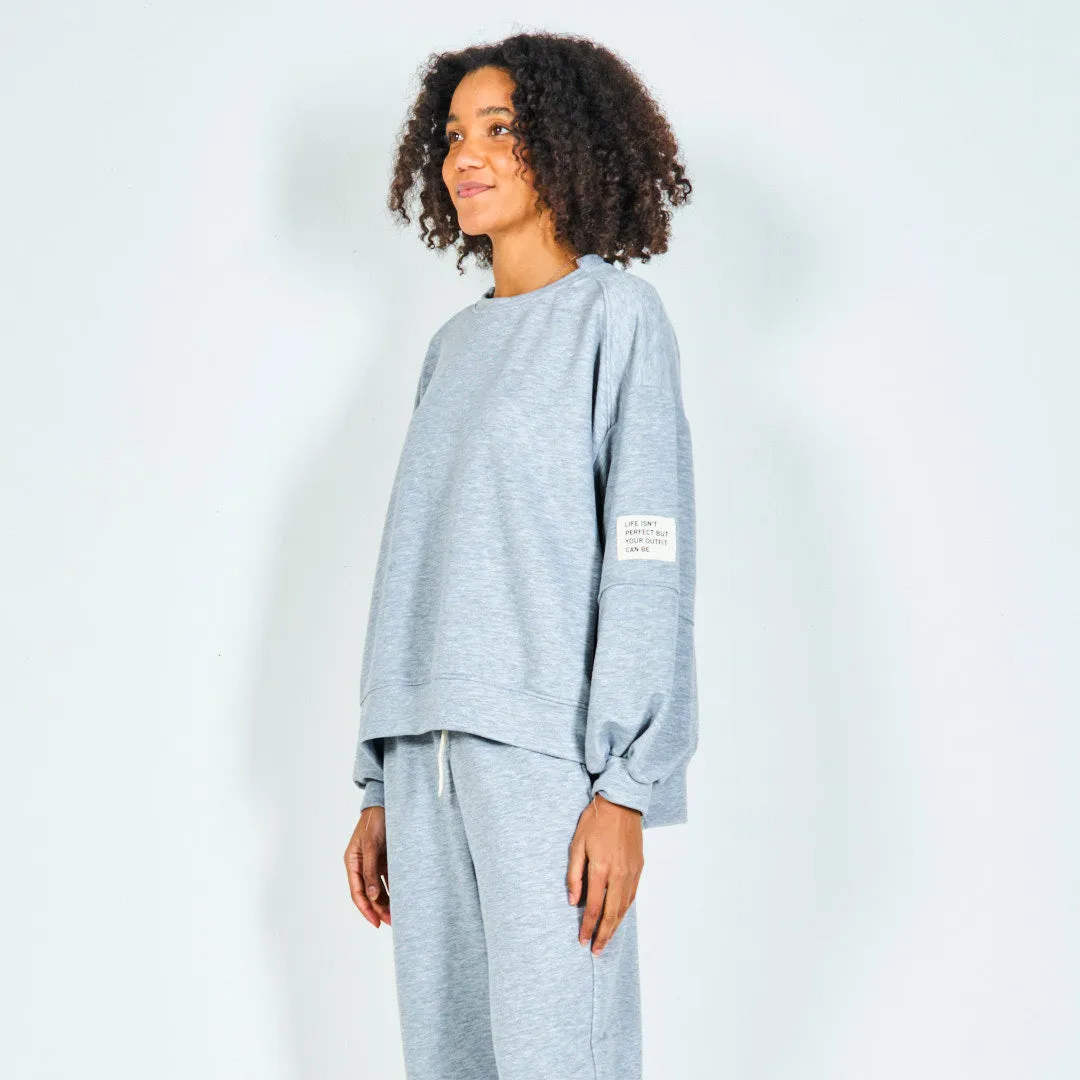 Oversized sweater and jogger pants wholesale