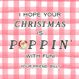 Poppin Christmas Red