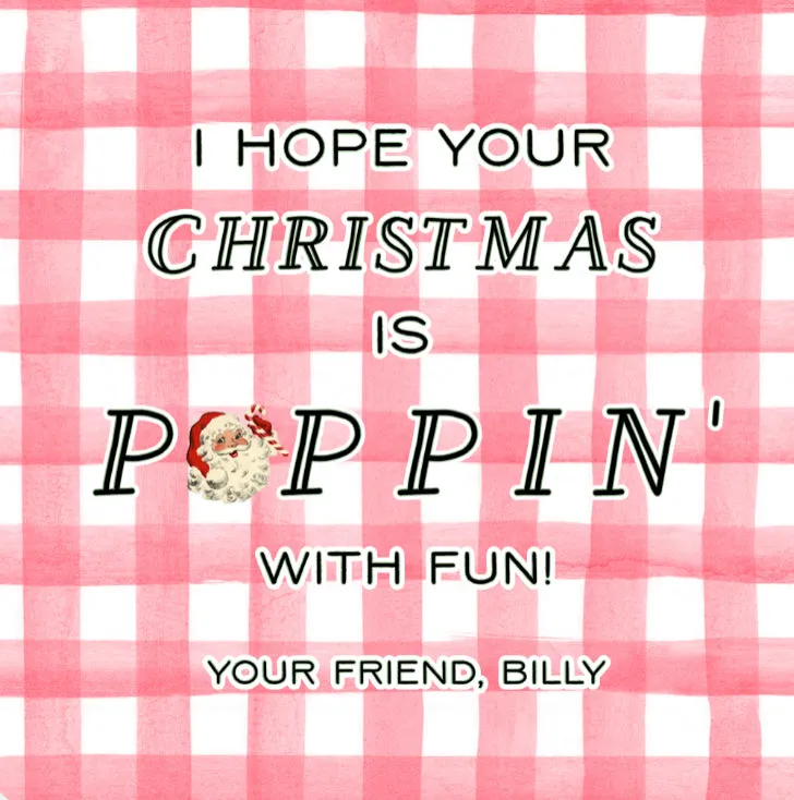 Poppin Christmas Red
