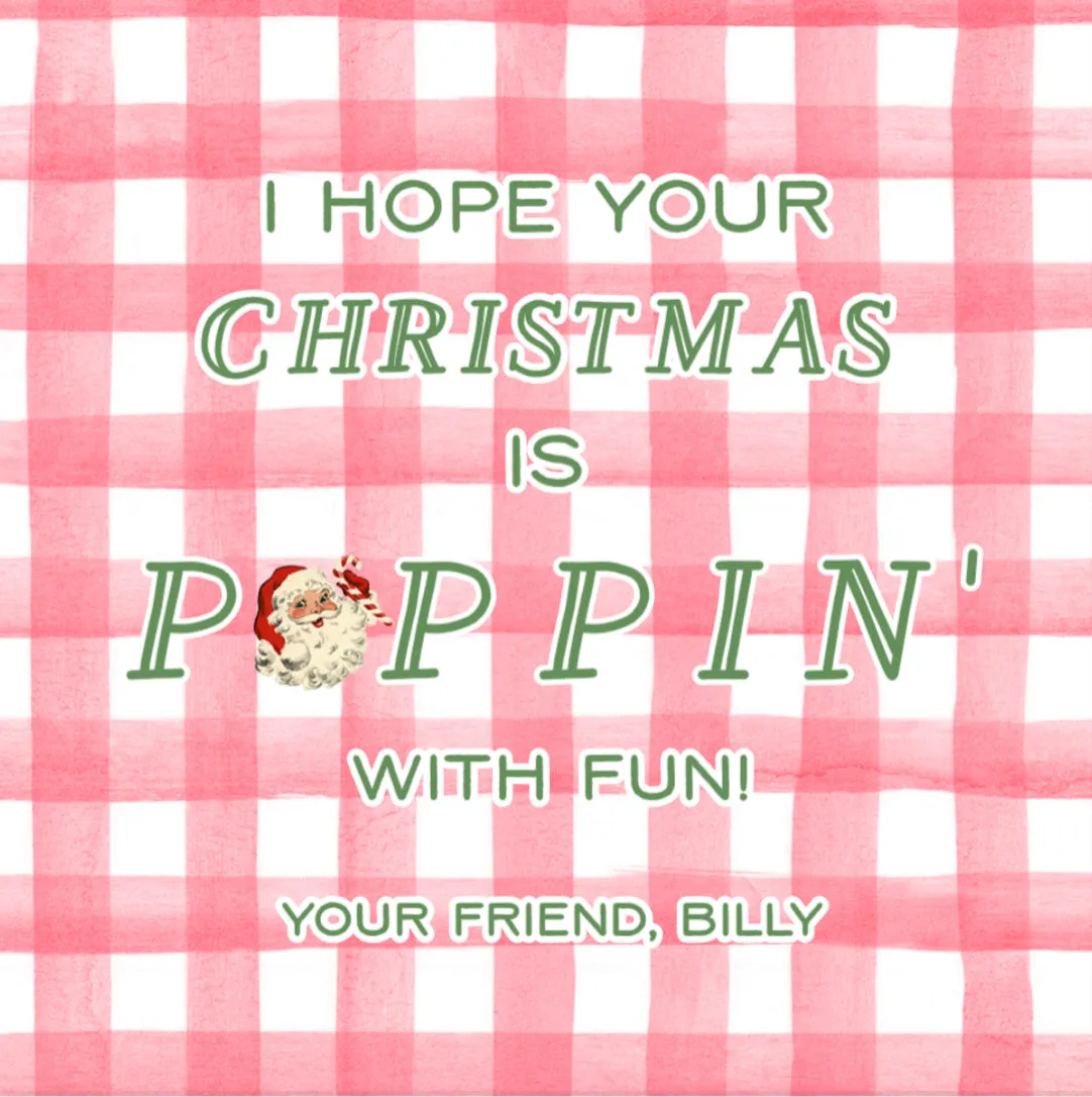 Poppin Christmas Red
