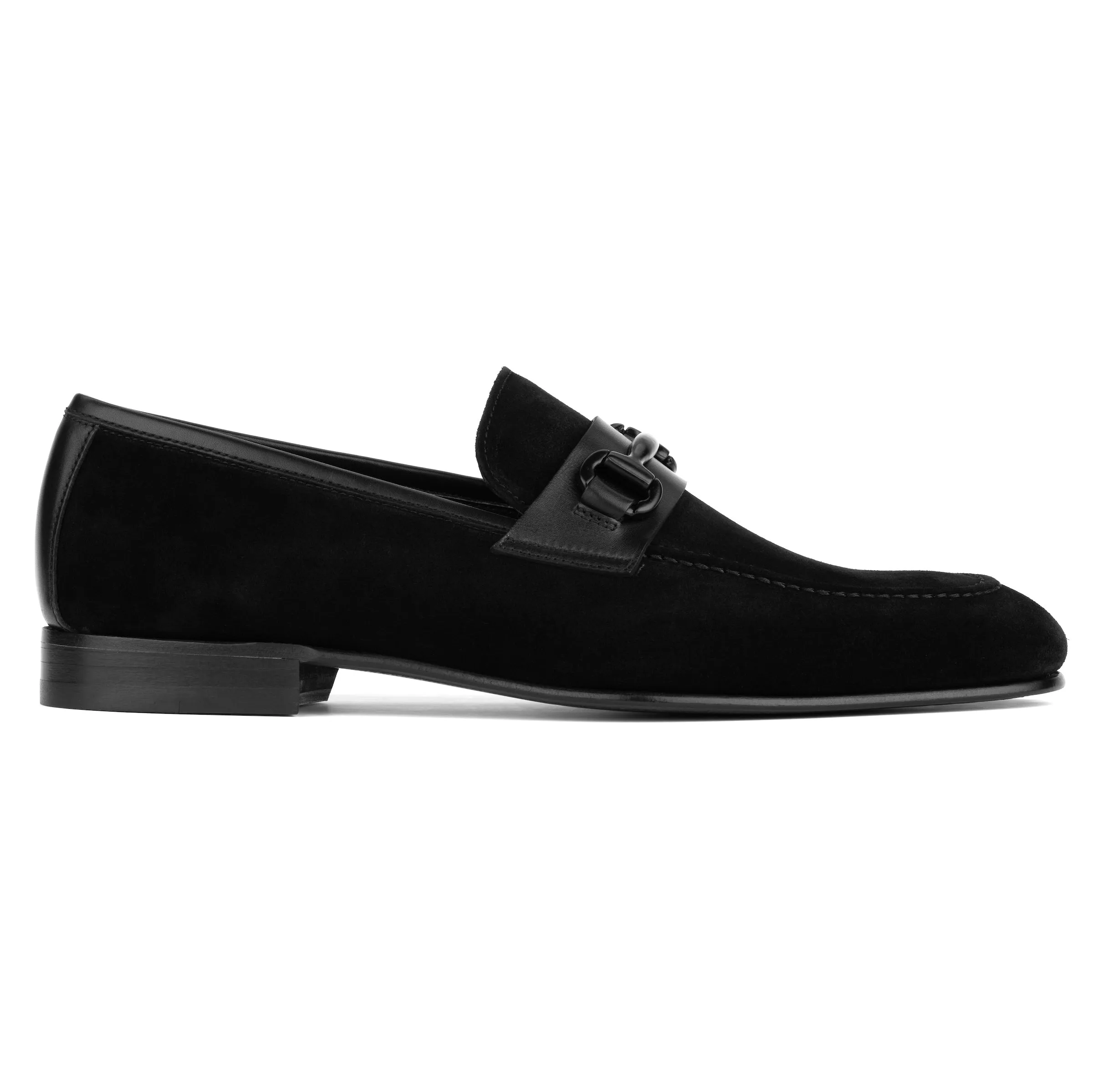 Stanley Black Suede Bit Loafer