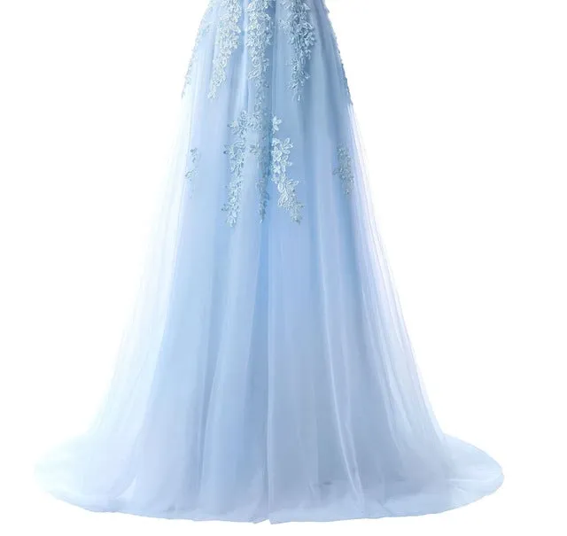 The Bride Banquet Sexy V-neck Half Sleeves Party Dress