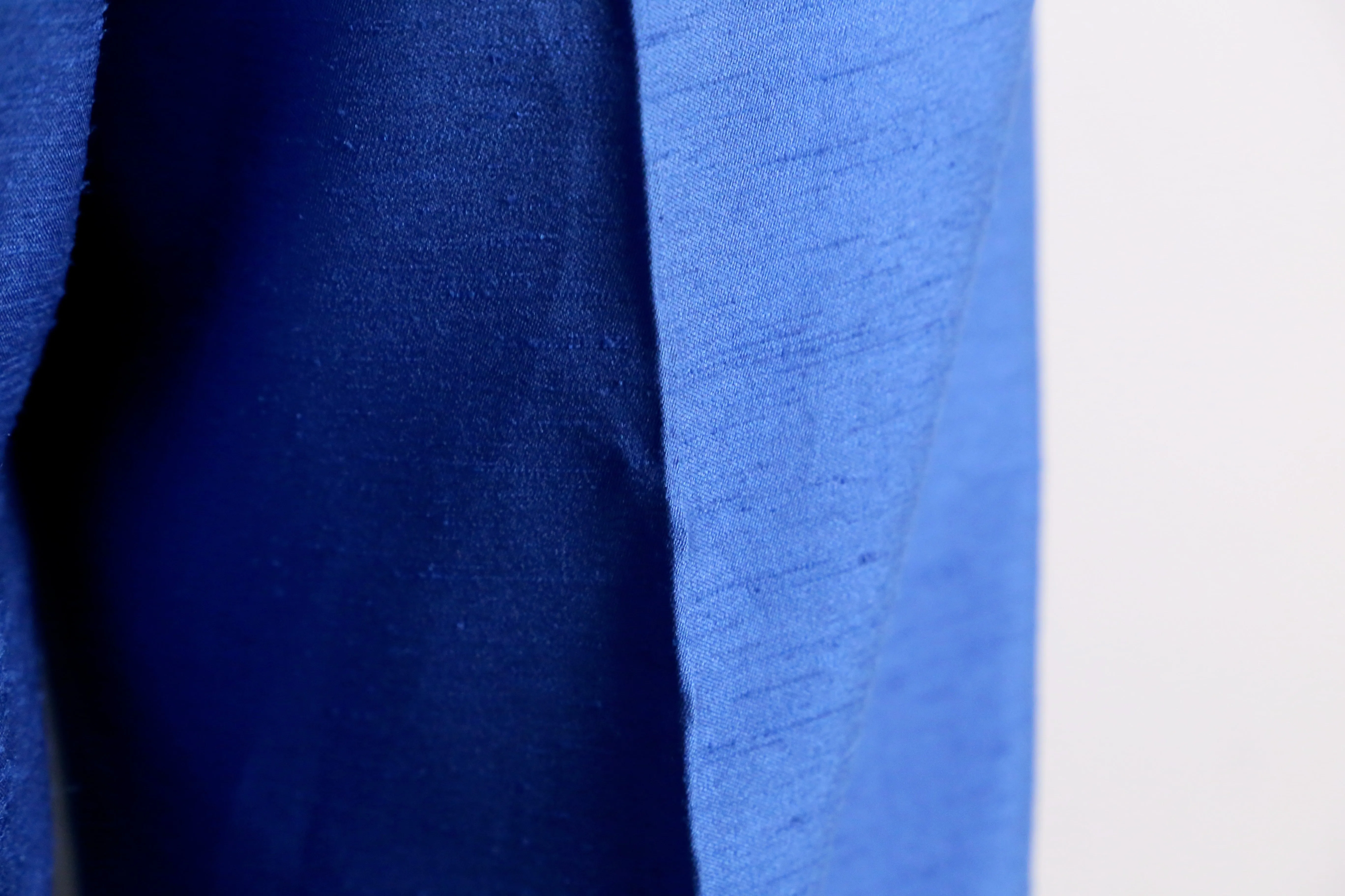 vivid blue tuck wide slacks