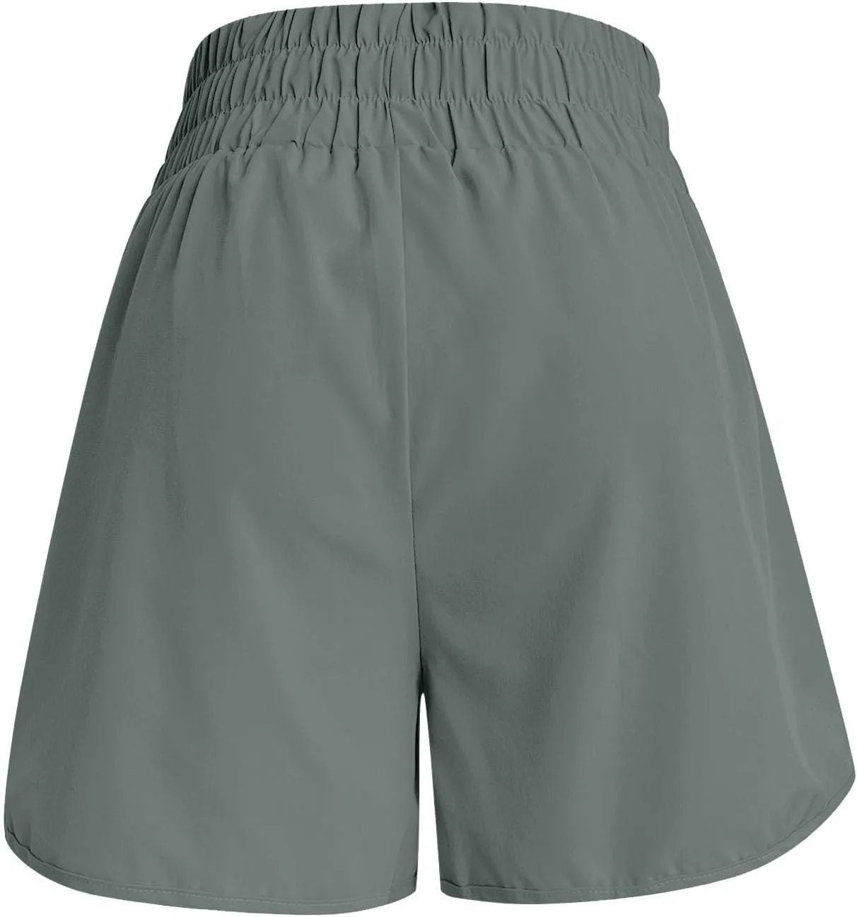 Women Casual Running Exercise Shorts Active Athletic Gym Workout Flowy Sweatpants Trendy Side Slit Casual Short Pants
