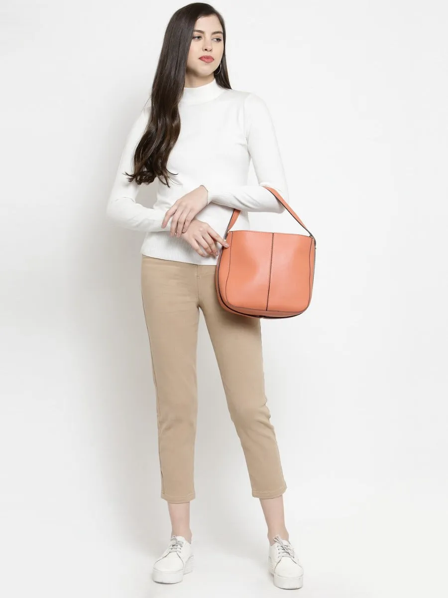 Women Solid Khaki Ankle Length Trouser